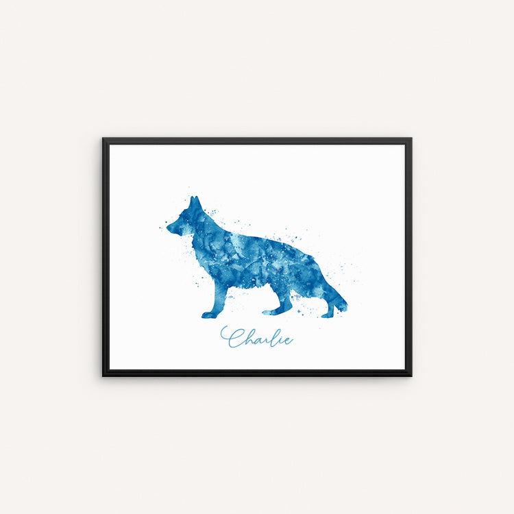 German Shepherd Watercolor Art Print, Dog Watercolor Wall Art, Wall ... German Shepherd Watercolor Art Print, Dog Watercolor Wall Art, Wall ...