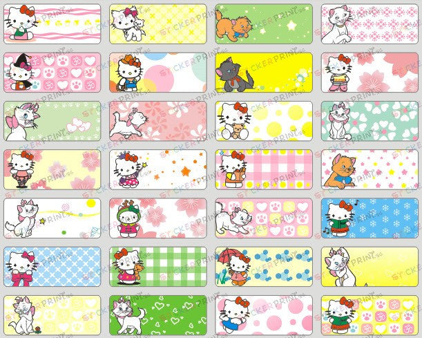 Small Hello Kitty Name Stickers StickerPrint sg