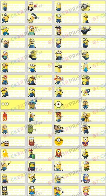 list of minions names