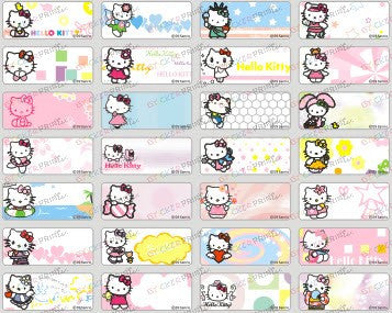 Small Hello  Kitty  Ver2 Name  Stickers  StickerPrint sg
