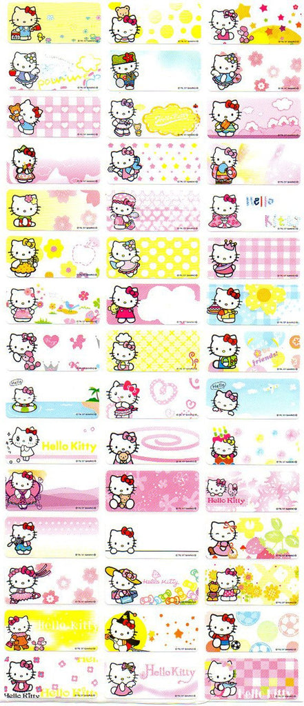 Medium Hello  Kitty  Ver2 Name  Stickers  StickerPrint sg