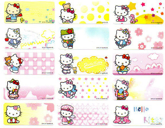 Medium Hello  Kitty  Ver2 Name  Stickers  StickerPrint sg