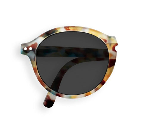 Folded Blue Tortoiseshell Sunglasses