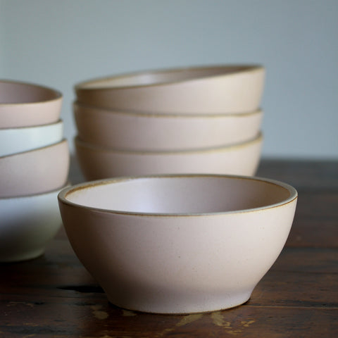 Pink Stoneware Bowls