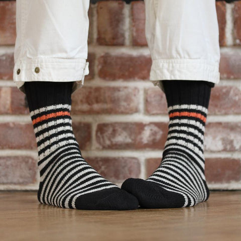 Recycled cotton socks. Made in Spain.