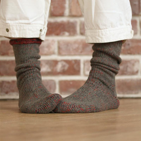 Recycled wool socks. Made in Spain.