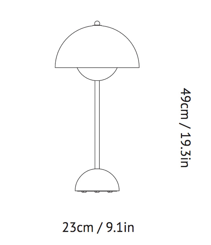 Flowerpot Table Lamp VP3 - &Tradition