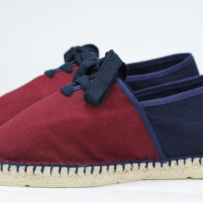 Papat Espadrilles - Navy/Bordeaux