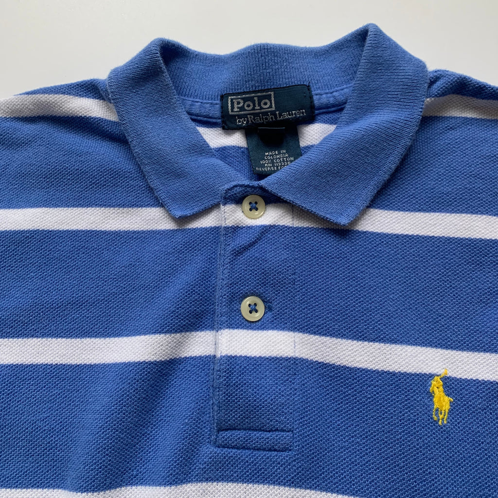 Ralph Lauren Blue And White Stripe Long Sleeve Polo Shirt: 6 Years –  Littlest Luxuries