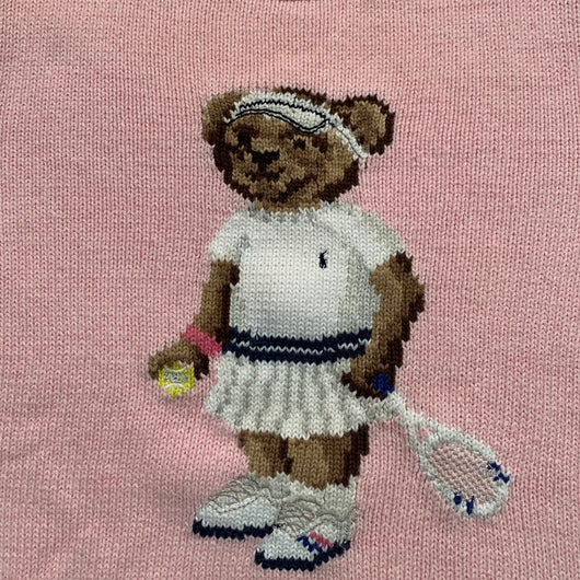 Ralph Lauren Girls Polo Bear Tennis Jumper Preloved Secondhand Used –  Littlest Luxuries