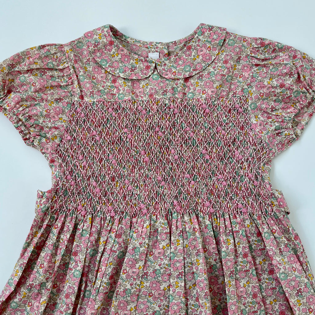 Pupi Solari Girls Traditional Pink Liberty Print Dress Preowned ...