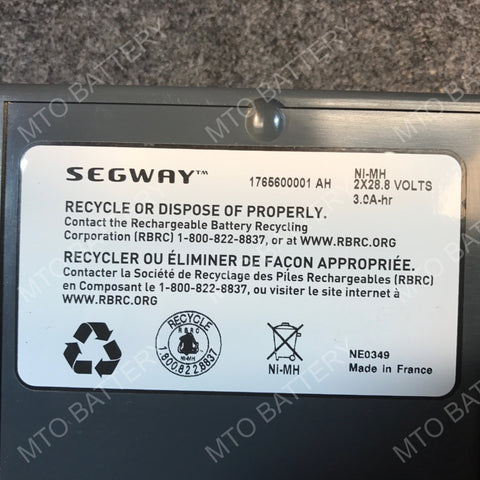 Battery Rebuild Service For SEGWAY® P Series NiMH ...