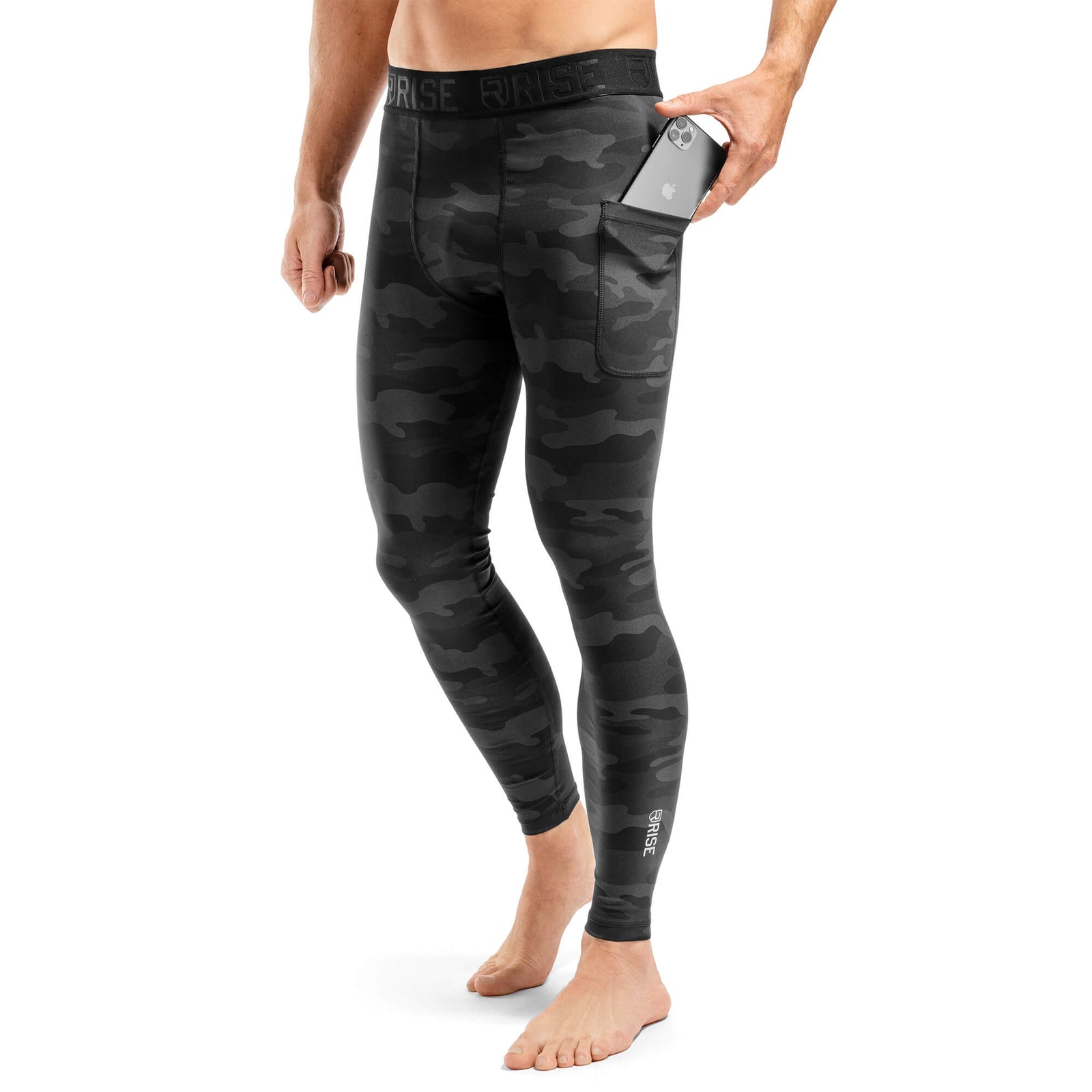 Powergear Dry Fit Compression Pants CamoGray 1P