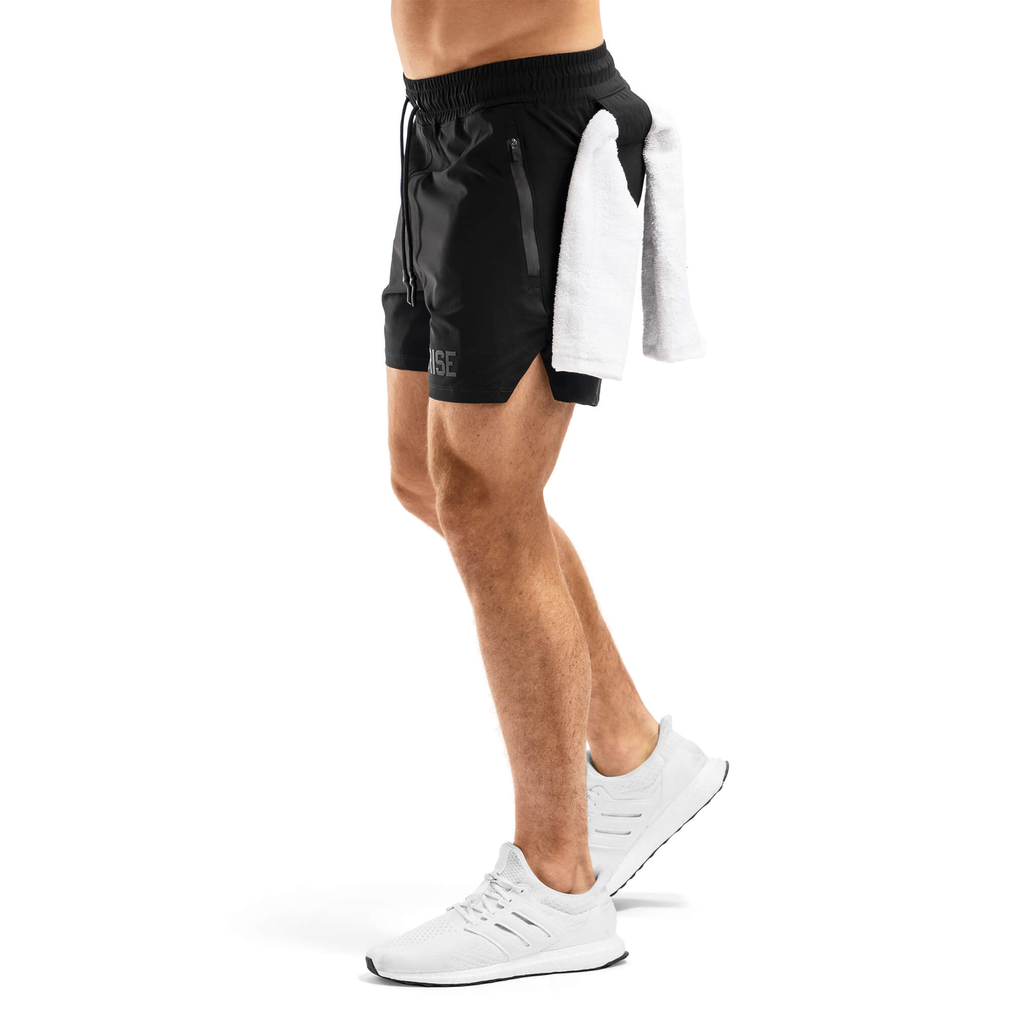 Black mm Athletic Shorts - morbid mates