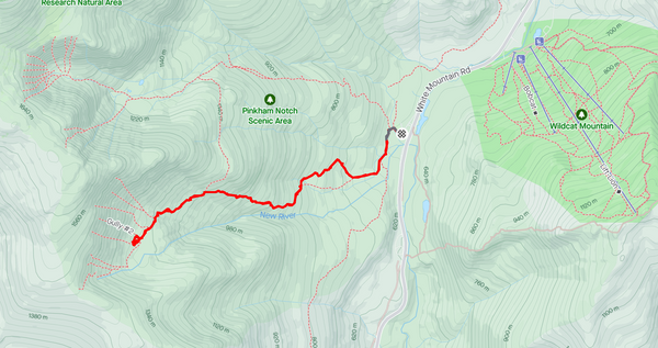 Strava Trail Map From Gulf Of Slides Trip