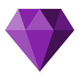 purple diamond graphic