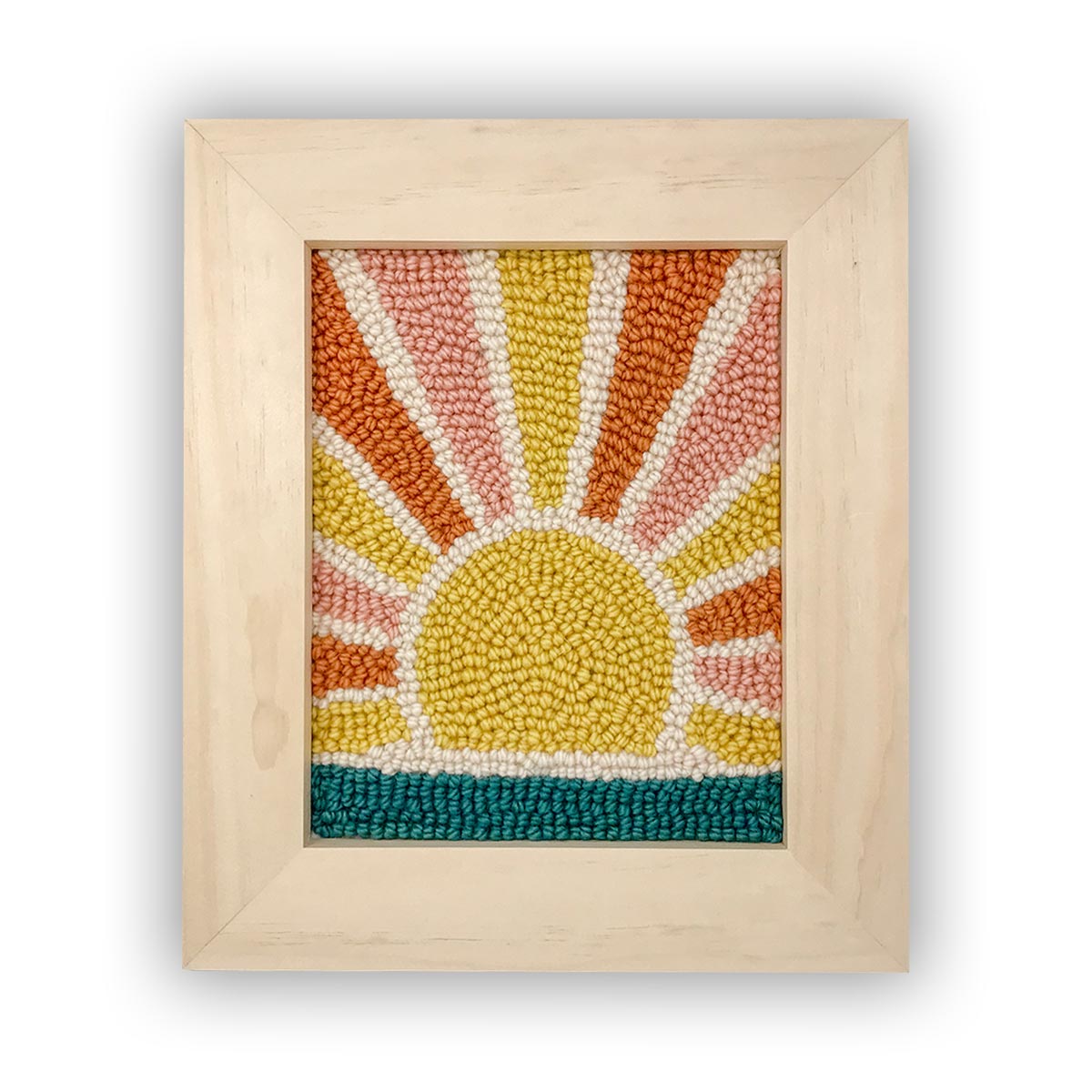 Punch Needle Kit - Sun and Clouds – Figured'Art