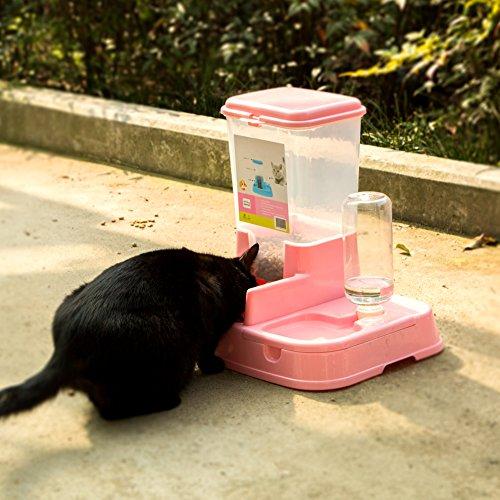 Automatic Pet Feeder Food Dispenser Water Fountain For Cats