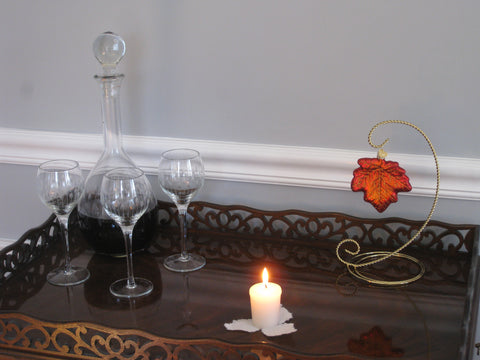 Maple Leaf Ornament Tablescape on its-ornamental.com