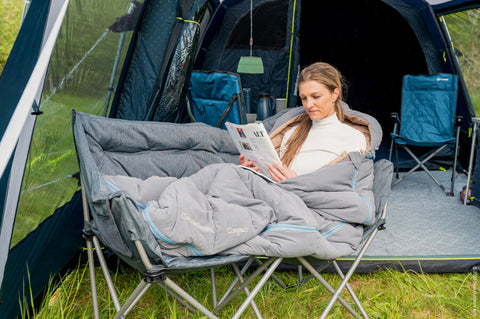 Sleeping bag lifestyle image from Outwell