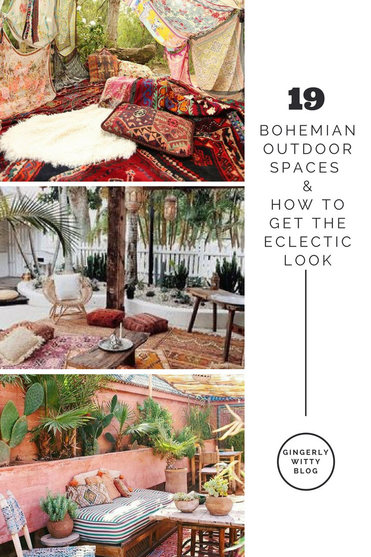 Home Decor 19 Bohemian Outdoor Spaces How To Get The Eclectic