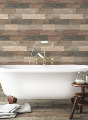 WEATHERED WOOD PLANK RMK10841WP Wallpaper