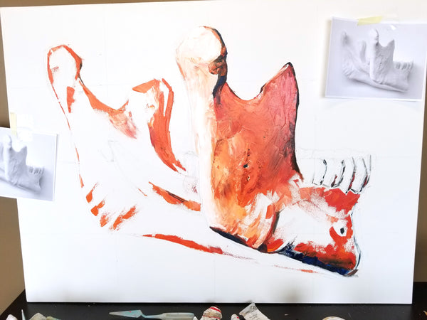 mandible painting