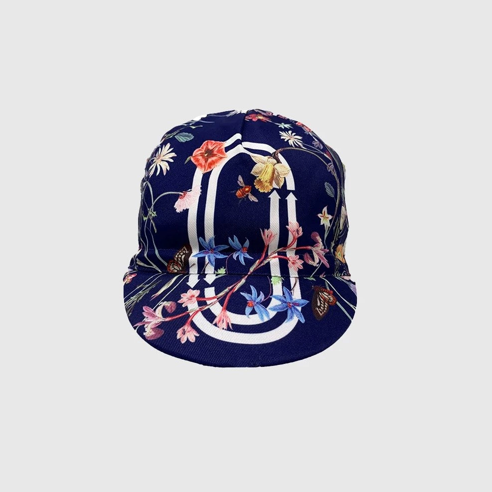 floral cycling cap