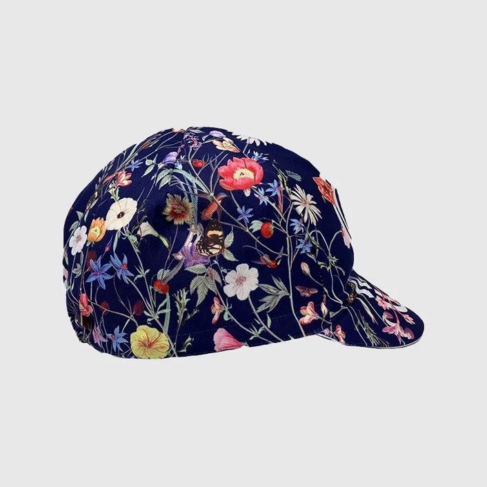 floral cycling cap