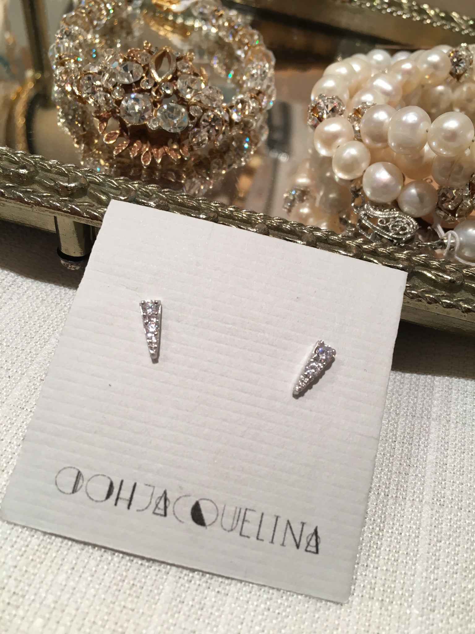 Diamond Spike Studs