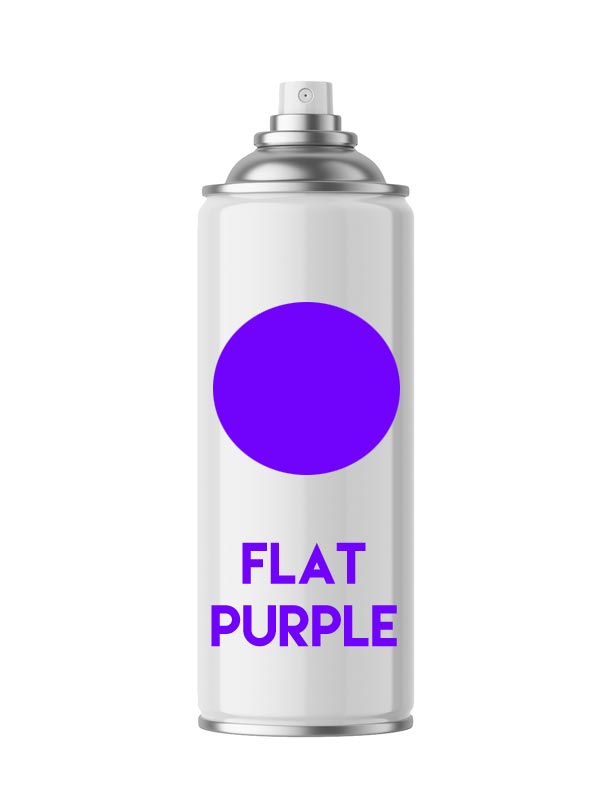 purple spray paint for plastic