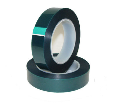 3/4 Inch x 72 yds - High Temperature Polyester Green Masking Tape