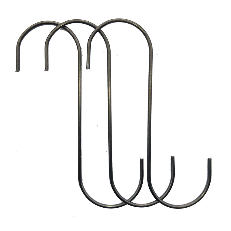 Powder Coating Hooks - S Hooks .062 x 4 (50 Hooks) Up to 9 lbs!