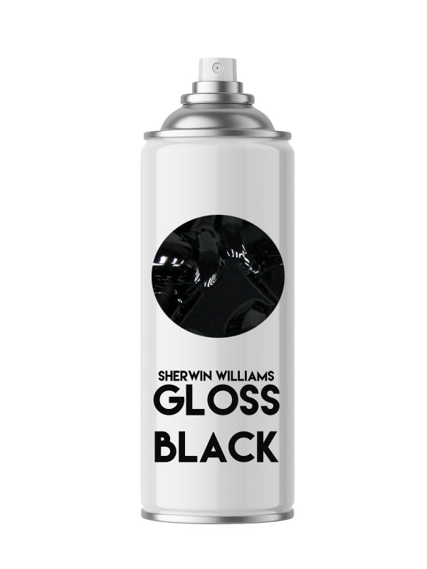 Sherwin Williams Gloss Black Aerosol Spray Paint – The Powder Coat Store
