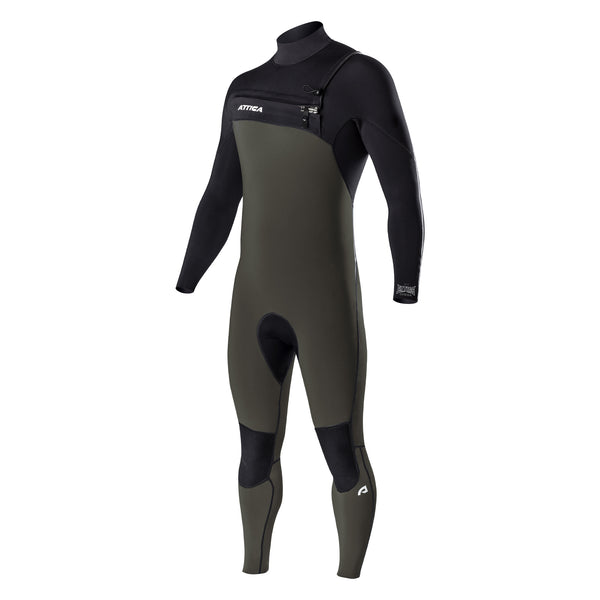 2019 Aropec Mens Flying Fish II 3/2mm Triathlon Back Zip Wetsuit Black  DS3T5092M