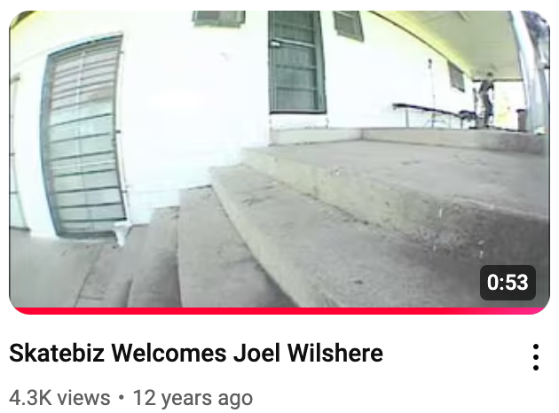 Joel Wilshere - Skatebiz