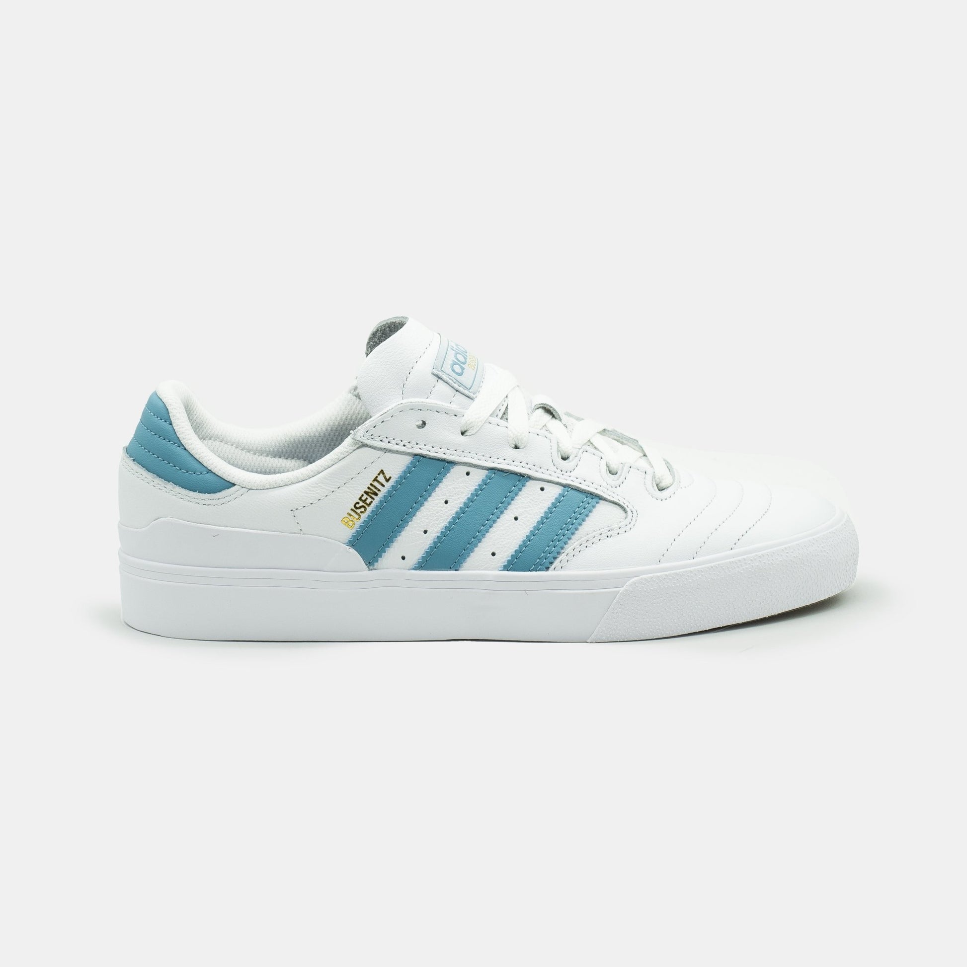 paso Terminología Superficie lunar Adidas - Busenitz 2 Vulc (Cloud White / Preloved Blue / Gold Metallic) –  Parliamentskateshop