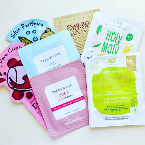 Korean sheet masks