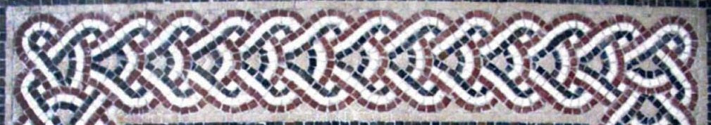 Mosaic pattern: Chain guilloche