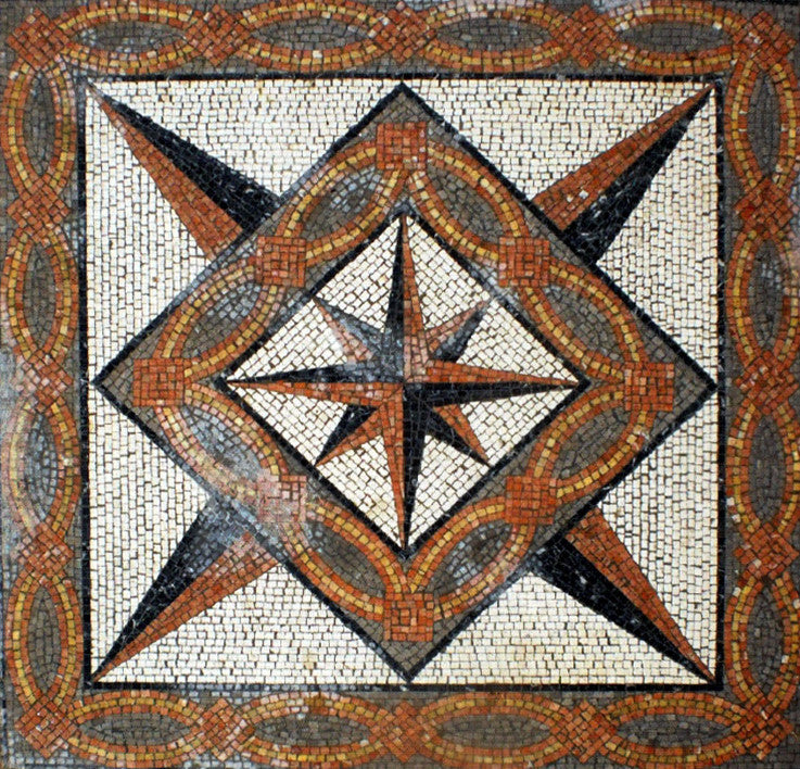 'Star' Geometric Mosaic - The Ancient Home