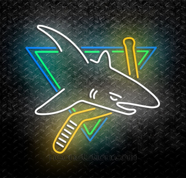 san jose sharks 3d logo helmet