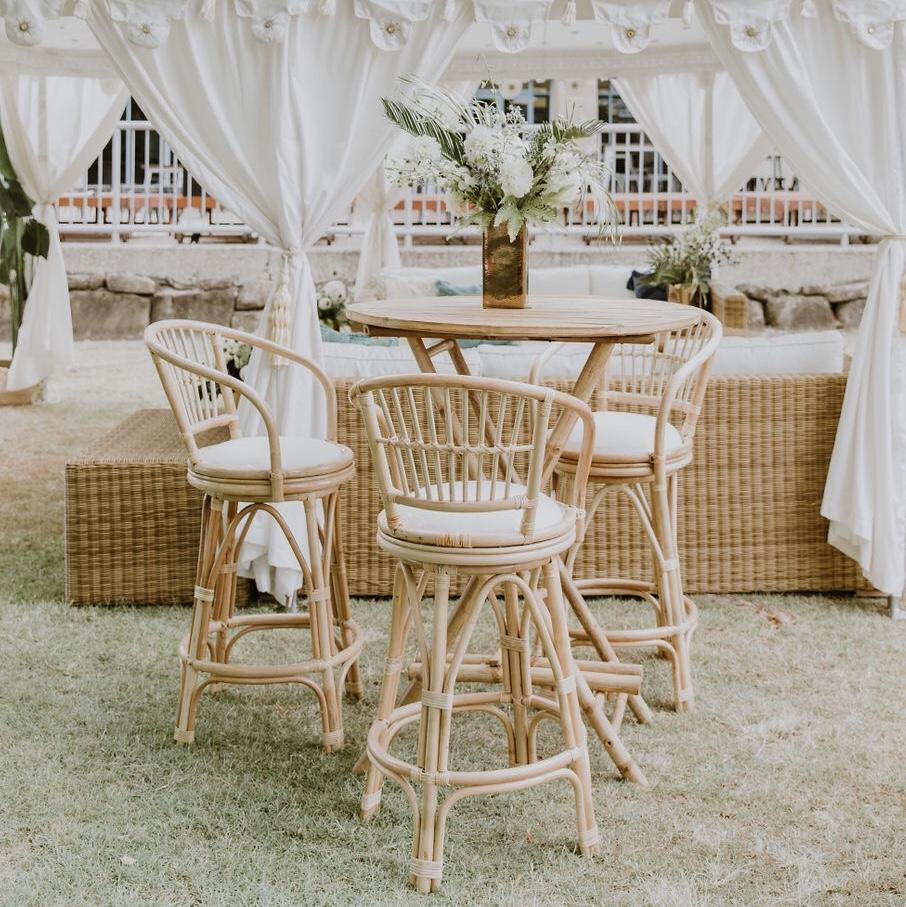 bamboo bar stools