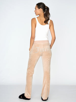 
            
                Load image into Gallery viewer, JUICY COUTURE DEL RAY DIAMANTE TRACK PANT WARM TAUPE
            
        