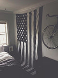 Exclusive 100% Cotton Black and white Vintage American Flag Tapestry By "The Boho Street" , Indian Hippie Wall Hanging , Bohemian Bedspread, Mandala Cotton Dorm Decor Beach Cover up