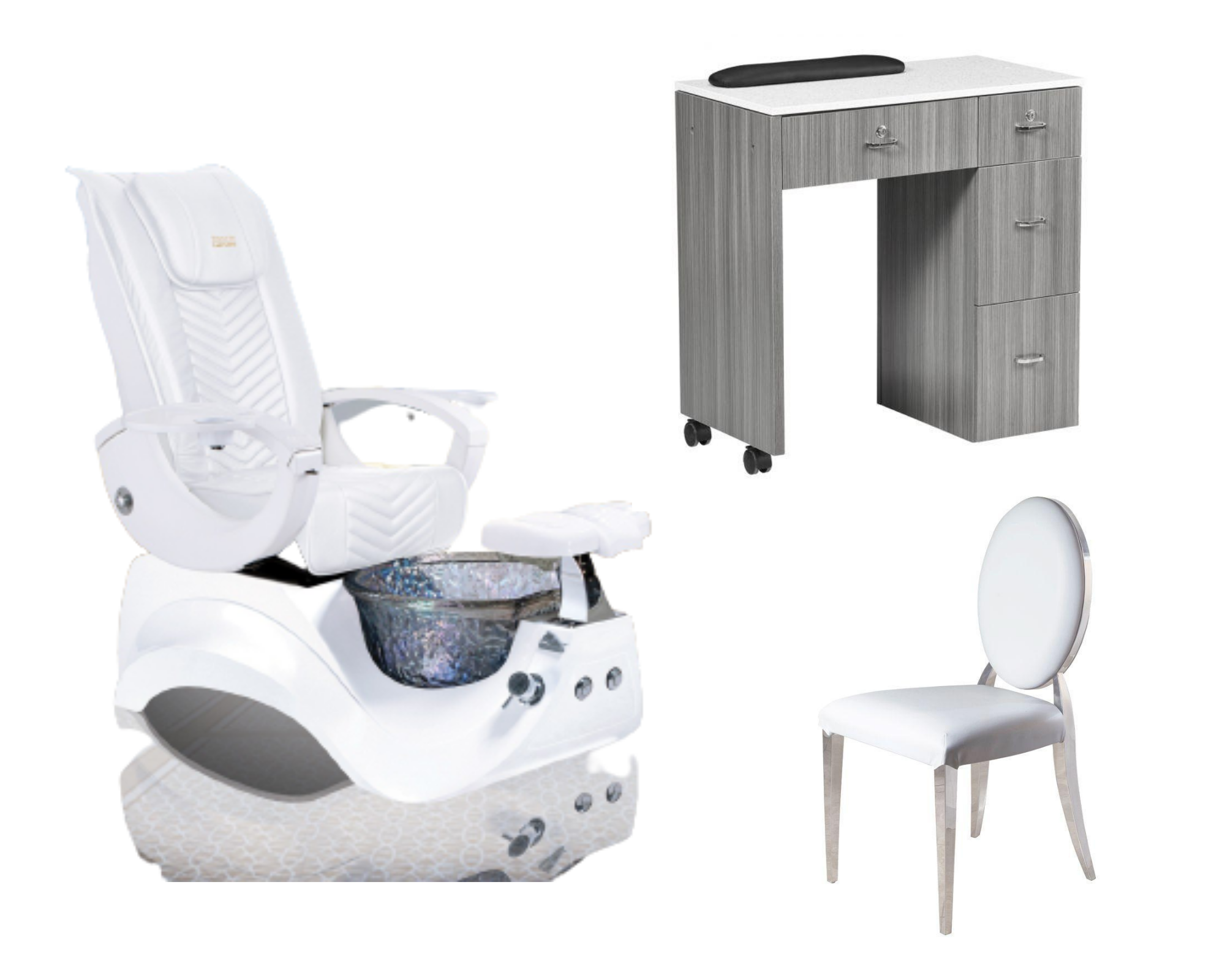 Whale Spa Valentino Lux - Manicure & Pedicure Package - Chairs That Give