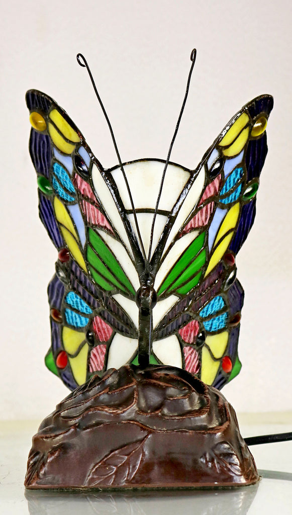 leadlight butterfly lamp