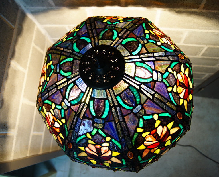 lead glass lamp shade