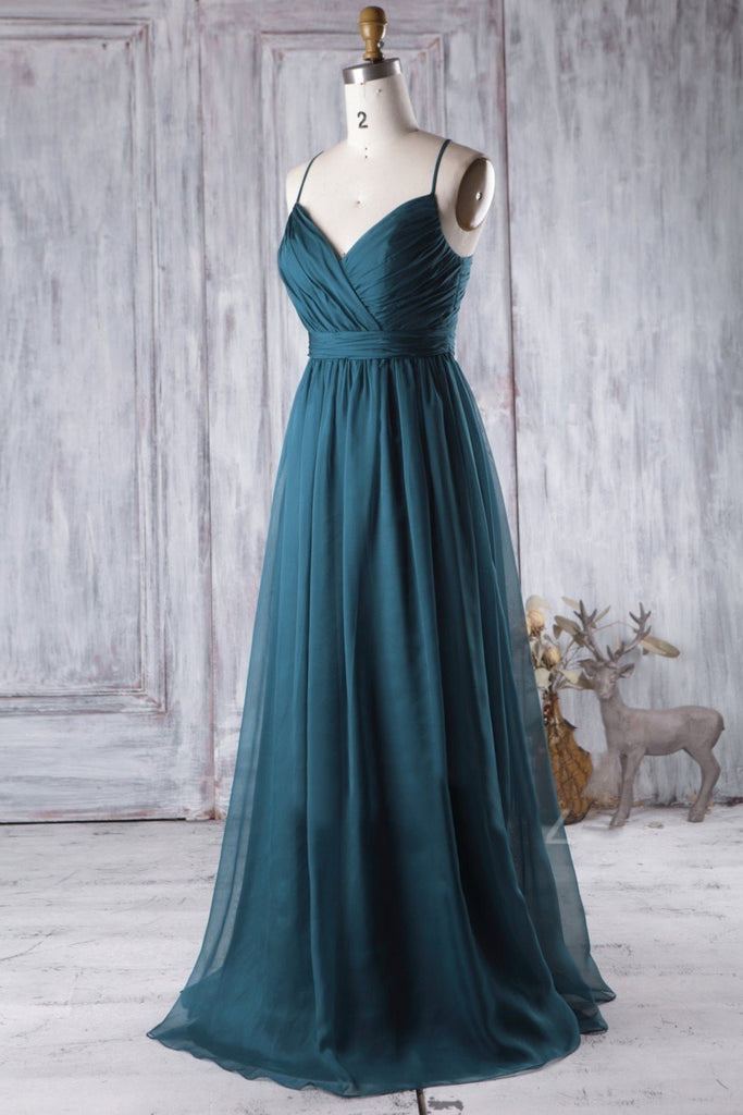 peacock blue wedding dress