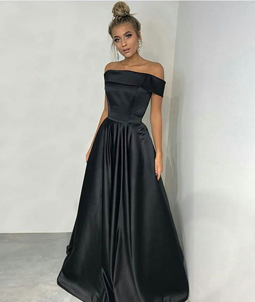 off the shoulder long dresses formal