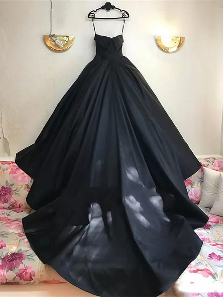 thin strap ball gown